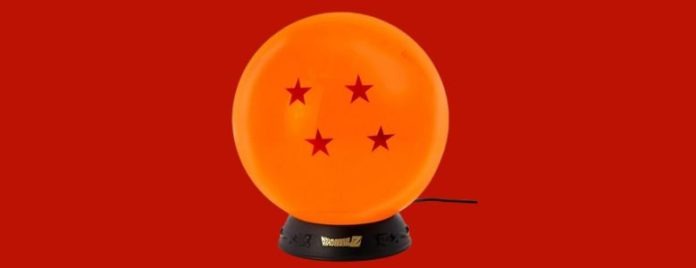 dragon ball z premium dragon ball collector's lamp