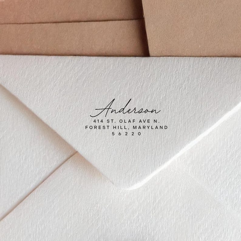 Custom Address Stamp
