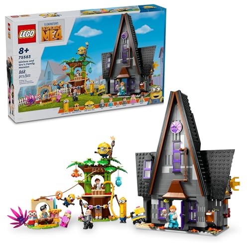 LEGO Despicable Me 4 Minions and Gru’s Family Mansion (#75583)