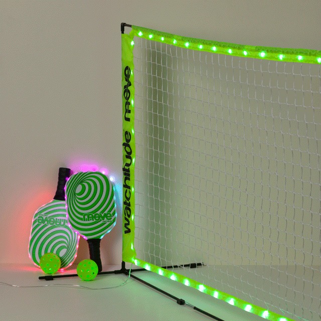 Kids Indoor Light-Up Pickleball Set