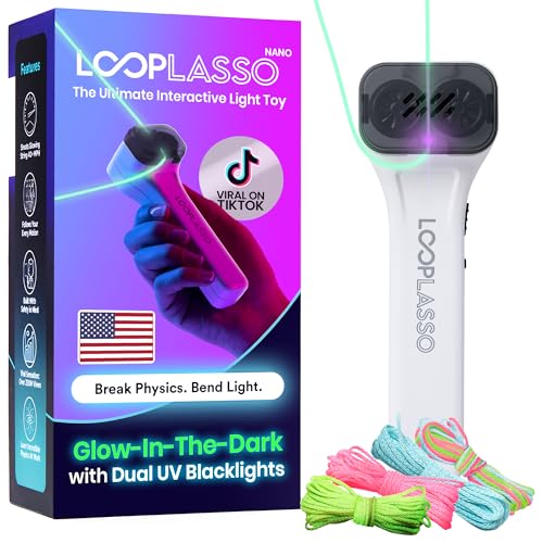Loop Lasso® NANO – The Original Glow-in-The-Dark String Shooter Toy