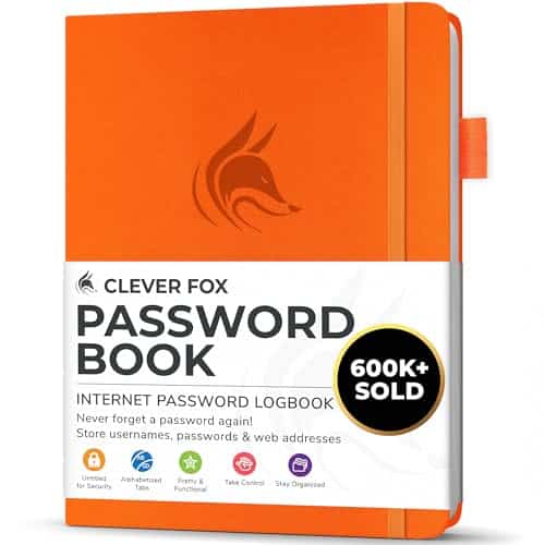 Clever Fox Password Book