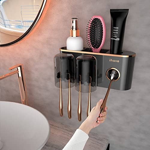 iHave Toothbrush Holder w/ Dispenser