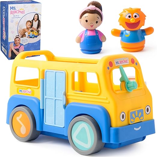Ms. Rachel Official My First Learning Electronic School Bus with 2 Figures