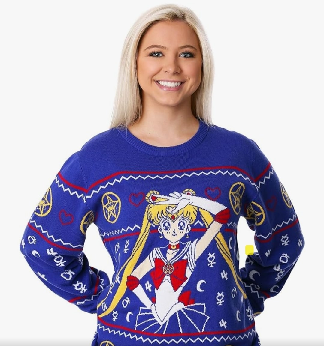 FUN.COM Sailor Moon Ugly Christmas Sweater