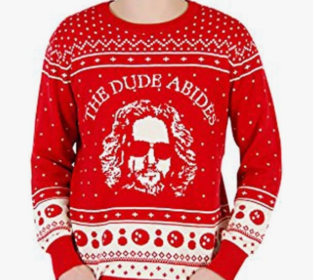 The Big Lebowski The Dude Abides Christmas Sweater
