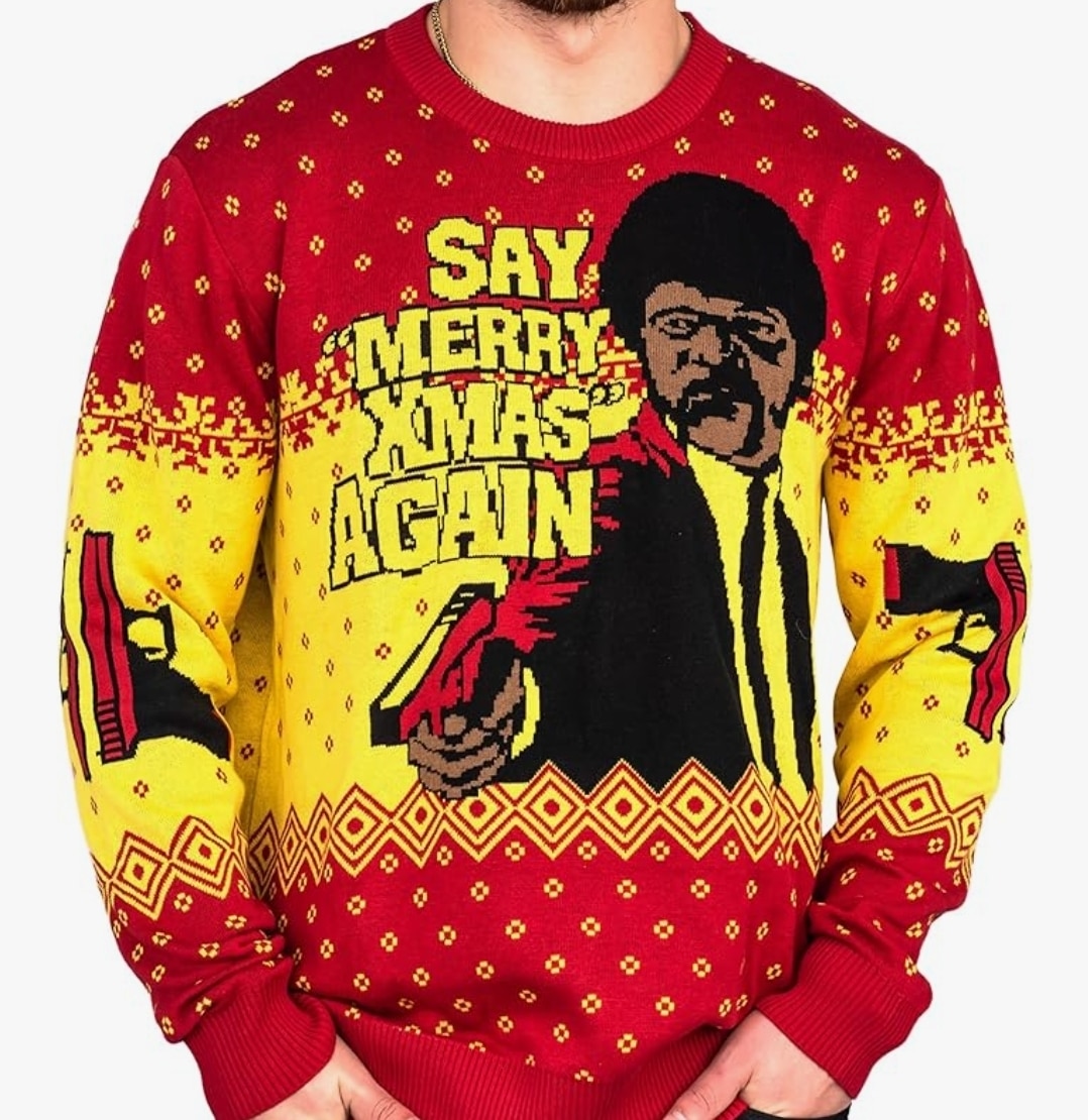 Ripple Junction Pulp Fiction Ugly Christmas Sweater