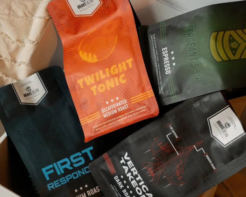 Brave Bean Coffee launch kit