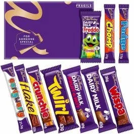 Cadbury Chocolate Selection Box Bar Post Box