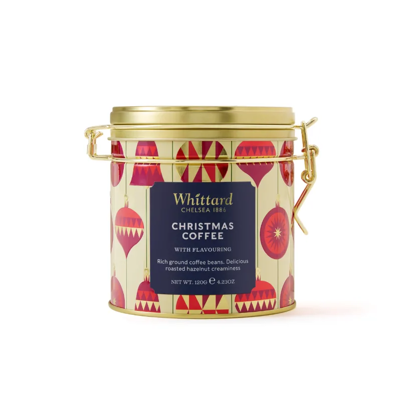 Christmas Coffee Cliptop Tin