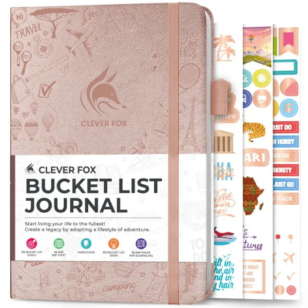 Clever Fox Bucket List Journal