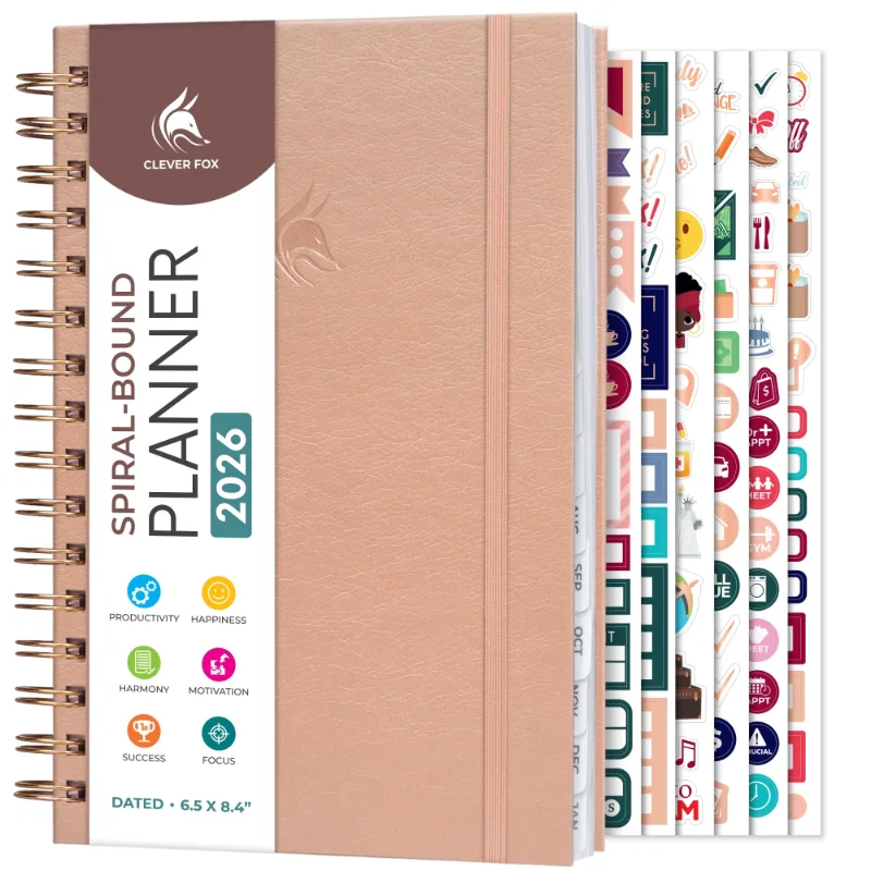 Clever Fox dated weekly planner (2026)