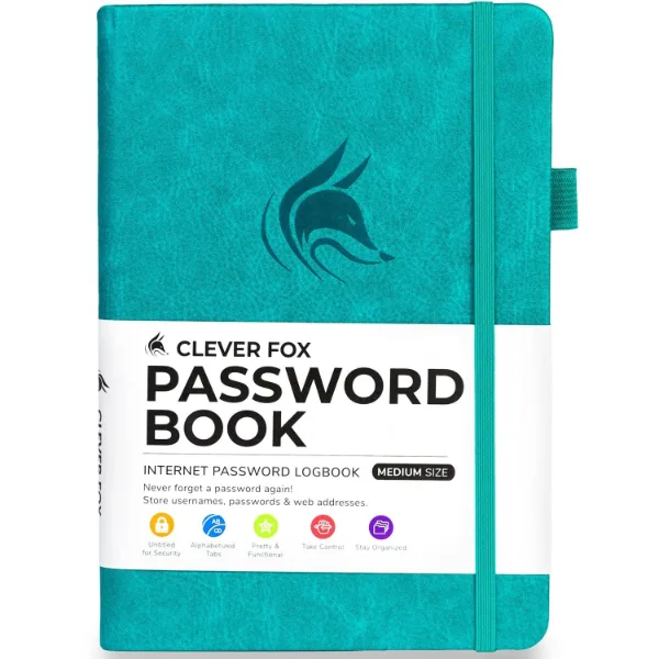 Clever Fox Password Book