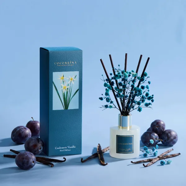 Cocorrina Cashmere Vanilla Reed Diffuser Set