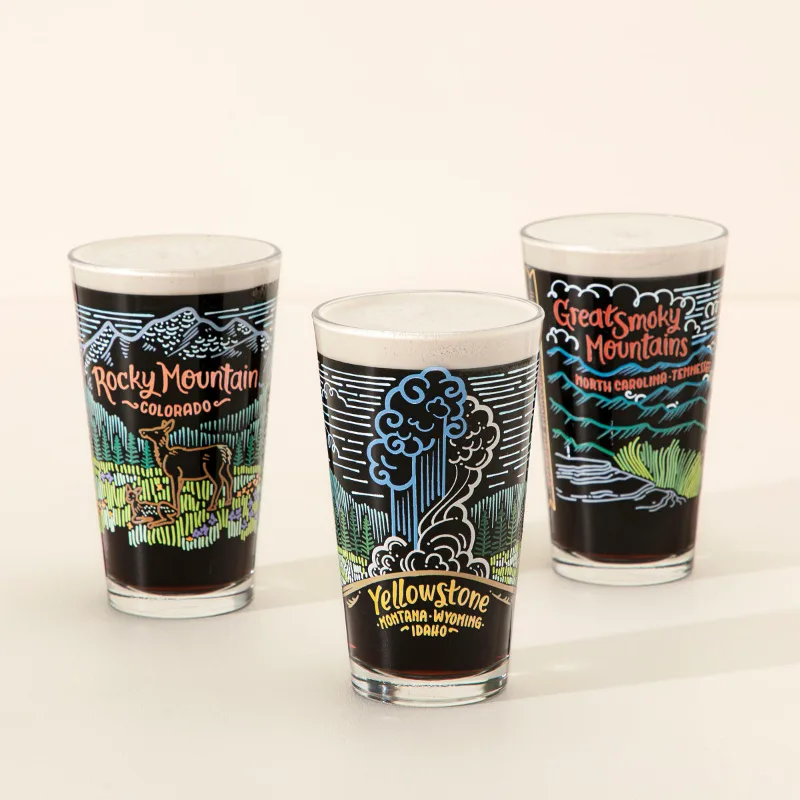Collect Your National Park glassware
