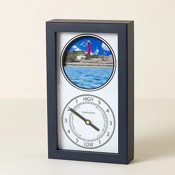 Custom lighthouse moving tide clock