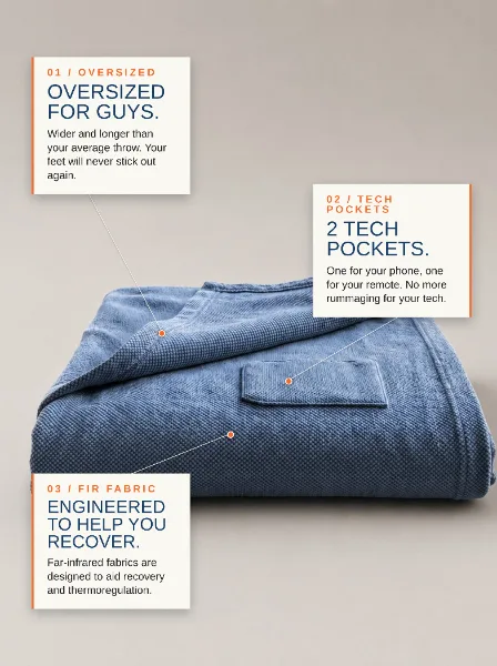Dude Robe BroThrow blanket