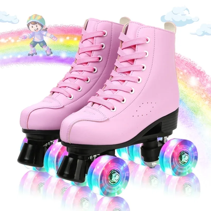 EONROACOO Light-Up Roller Skates
