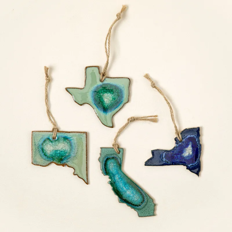 Geode state ornament