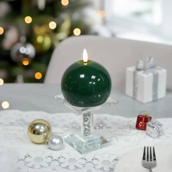 GlowWarmy shiny sphere flameless candle