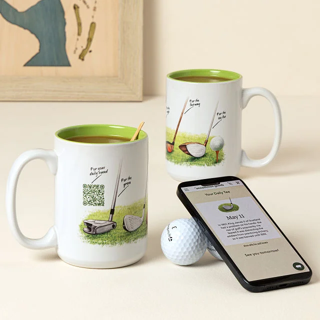 Golf Every Day interactive QR mug