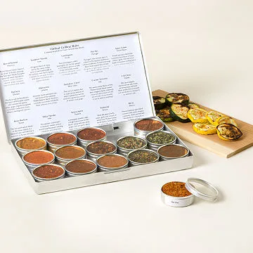 Grill Master's global seasoning kit