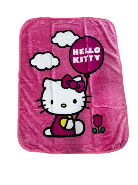 Hello Kitty Hello Balloon plush throw, 40 x 50 in