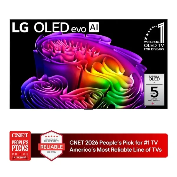 LG 65-inch OLED evo G6 TV