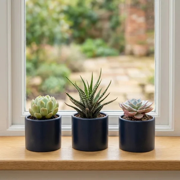 Lively Root petite succulent trio