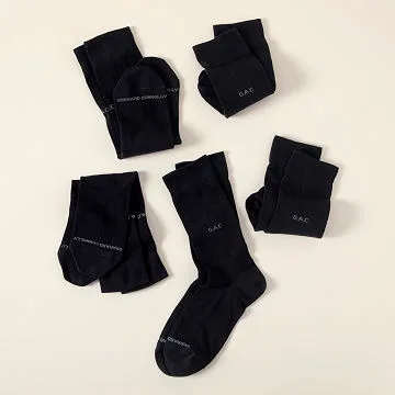 Personalized Pima cotton socks, set of 5 pairs