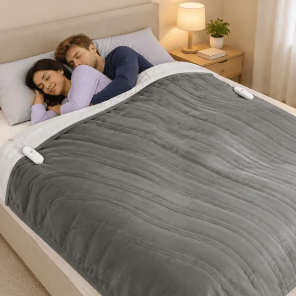 Queen dual control heated blanket