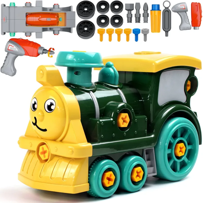 Take-Apart Toy Set with Electric Drill