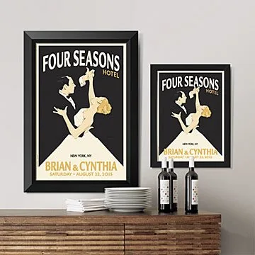 Wedding Waltz personalized art print