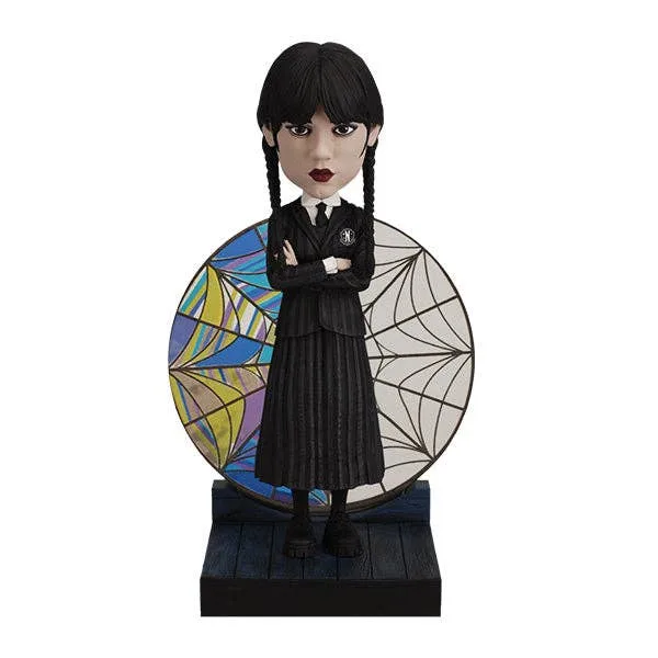 Wednesday stained glass bobblehead