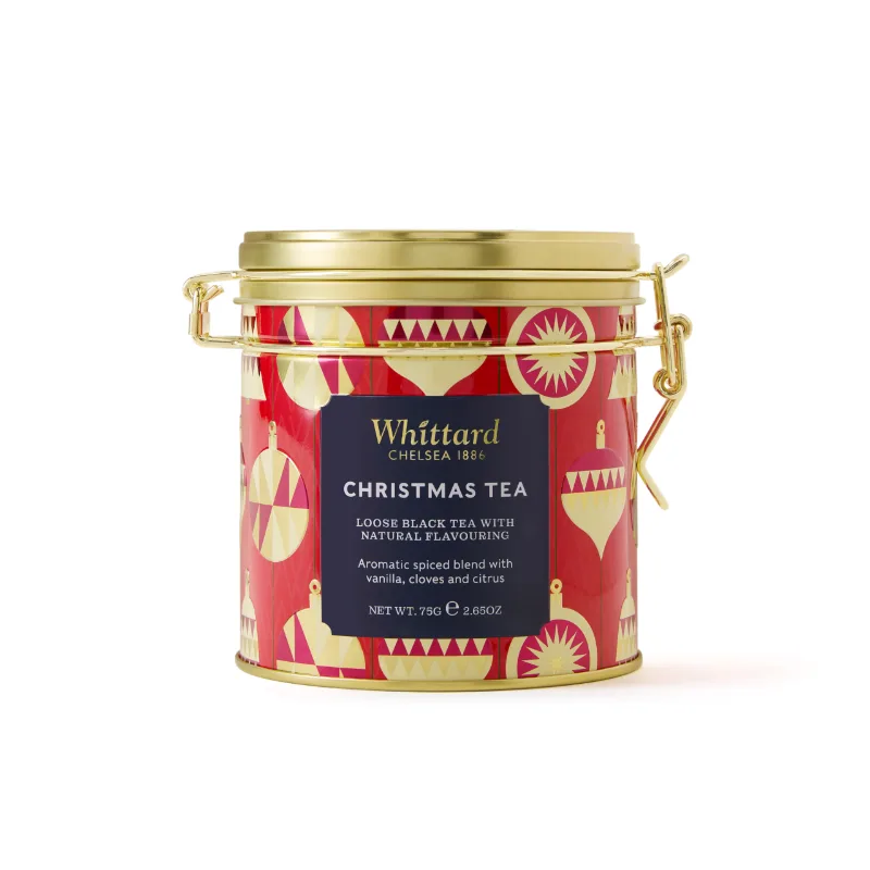 Whittard Christmas Tea Cliptop Tin